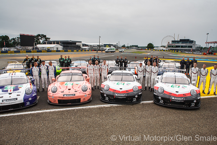 The Porsche #LeMans24 Class of 2018, on 12/06/2018