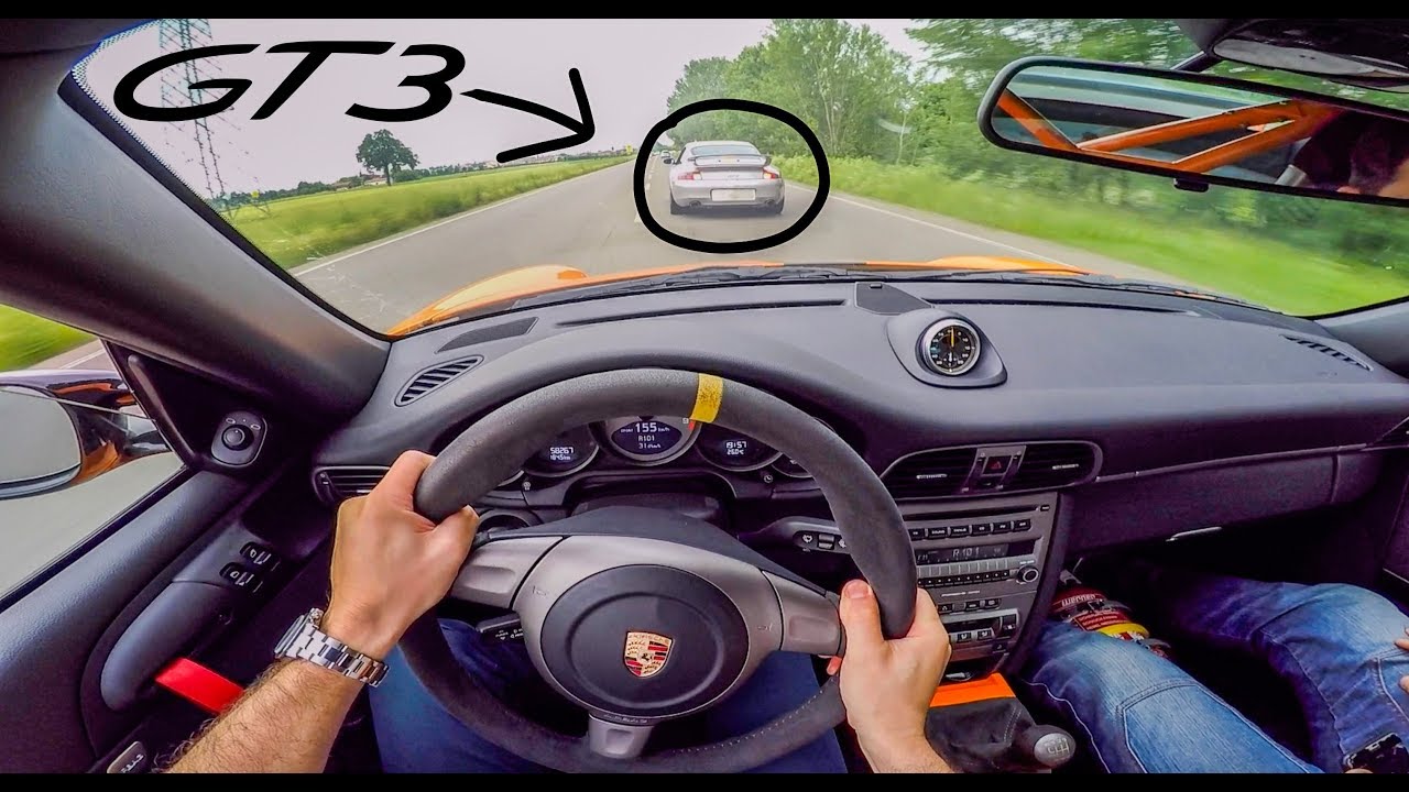 Porsche 997 GT3 RS - ORGASMIC SOUND [CHASING PORSCHE 996 GT3] RAW POV