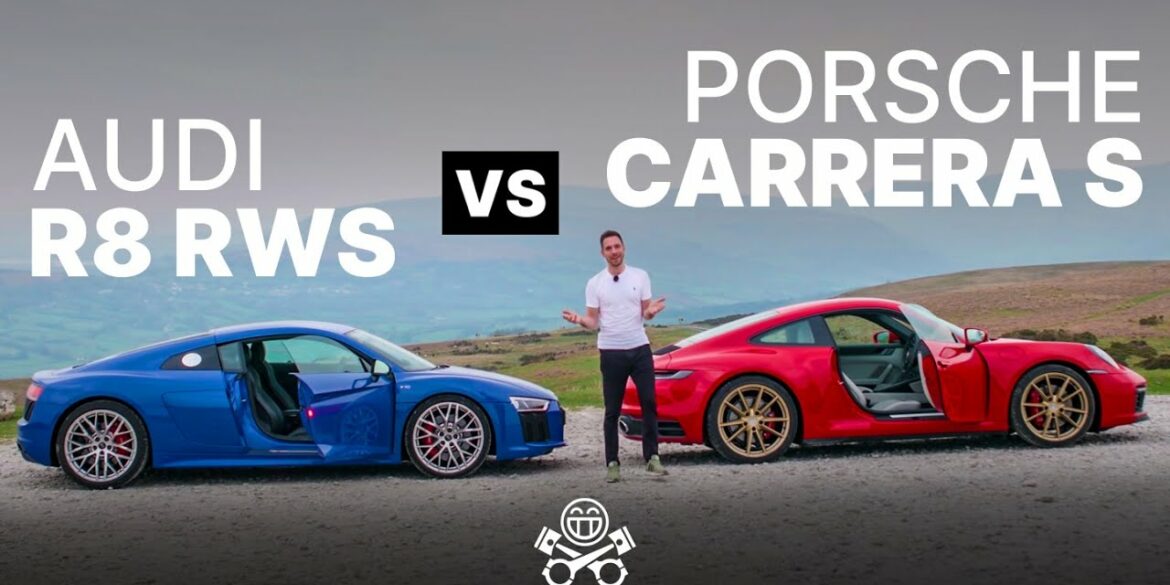 Porsche 911 Carrera S (992) vs Audi R8 RWS