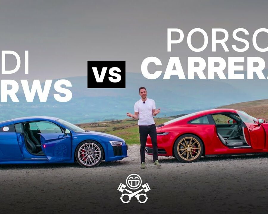 Porsche 911 Carrera S (992) vs Audi R8 RWS