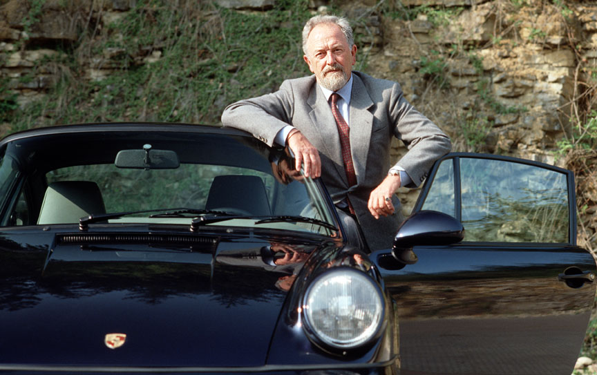 F.A. with third generation Porsche 911 (964)