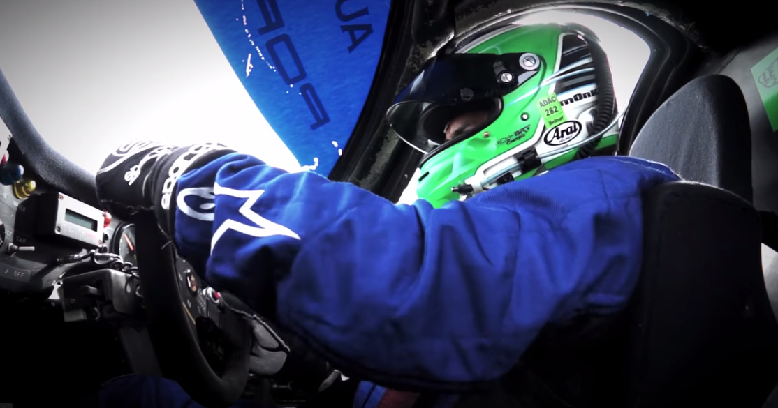 Flat Out In a Le Mans Winning Porsche 962