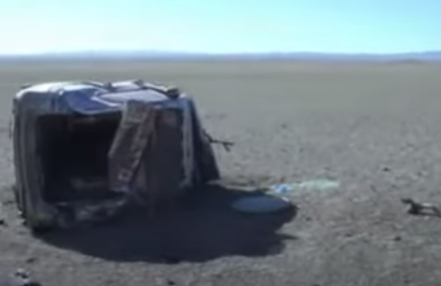 Porsche Cayenne Transsyberia Crash 2007