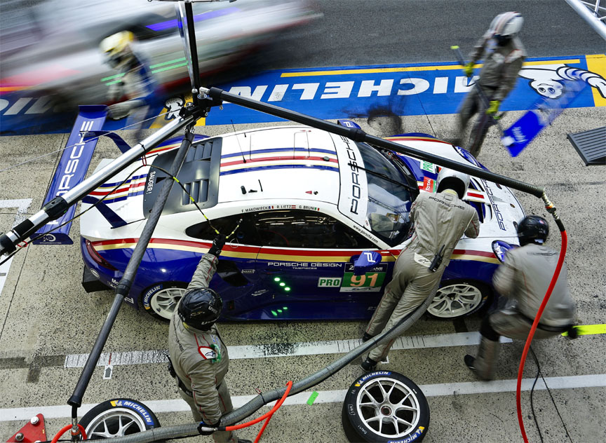 GTE Pro 2nd place (18th overall) 911 991.2 RSR "Rothmans" driven by Richard Lietz/Frédéric Makowiecki/Gianmaria Bruni