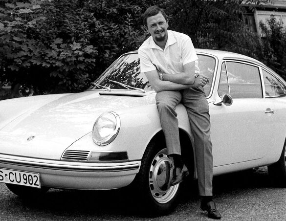 F.A. Porsche with his iconic design work