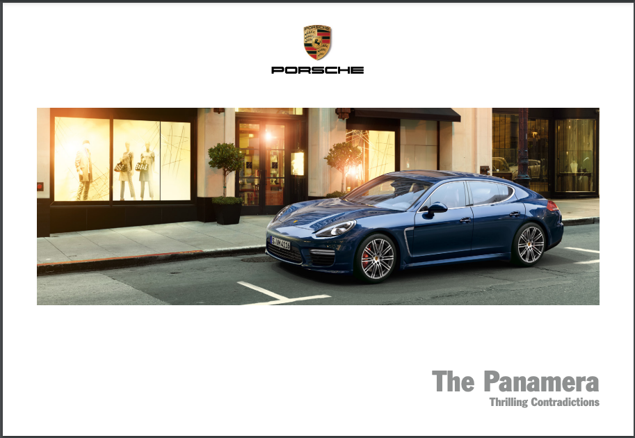 2015 Panamera 970.2 Sales Brochure