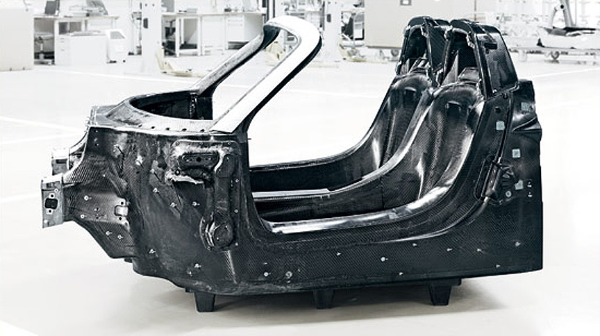 Porsche 918 monocoque