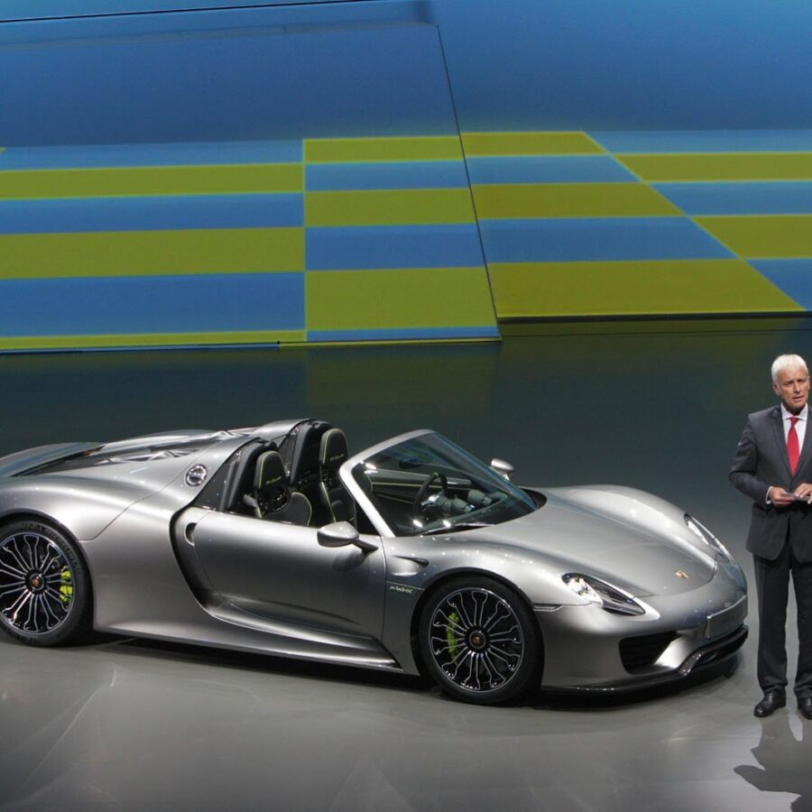 Porsche 918 Spyder: World Premiere in Frankfurt