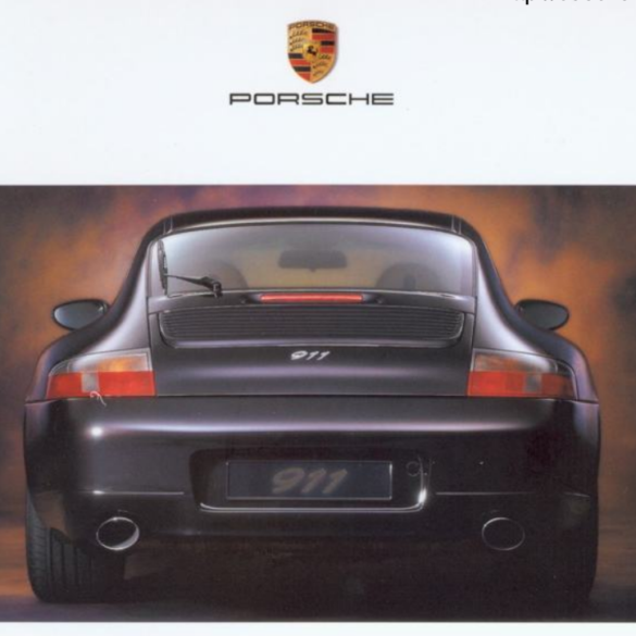 Porsche 911 996 Sales Brochures