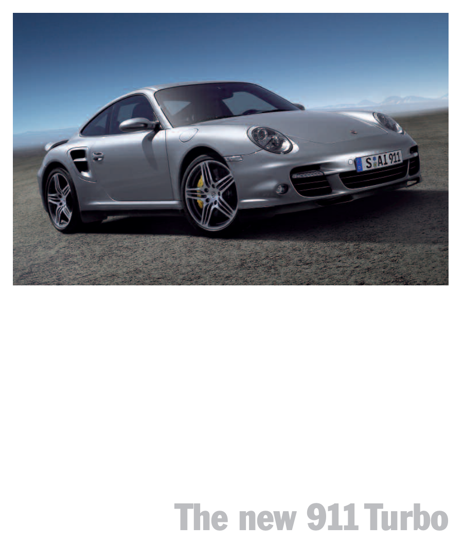 Porsche 911 Turbo 3.6 Sales Brochure (997.1)