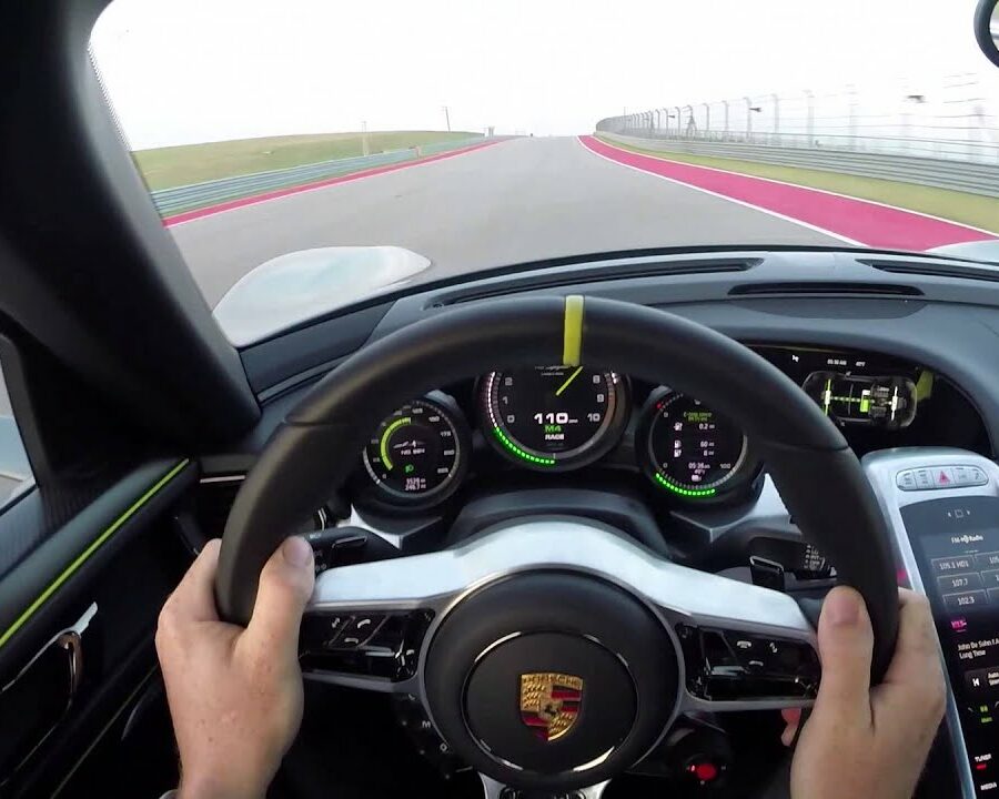 Porsche 918 Spyder Hot Lap with Patrick Long