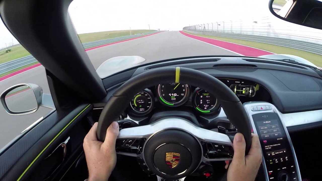 Porsche 918 Spyder Hot Lap with Patrick Long