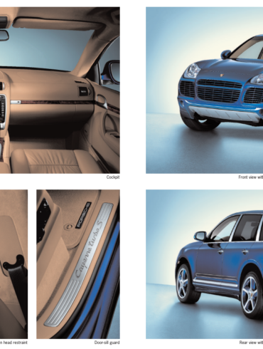 Porsche Cayenne (MY2003 - 2006) – Sales Brochures