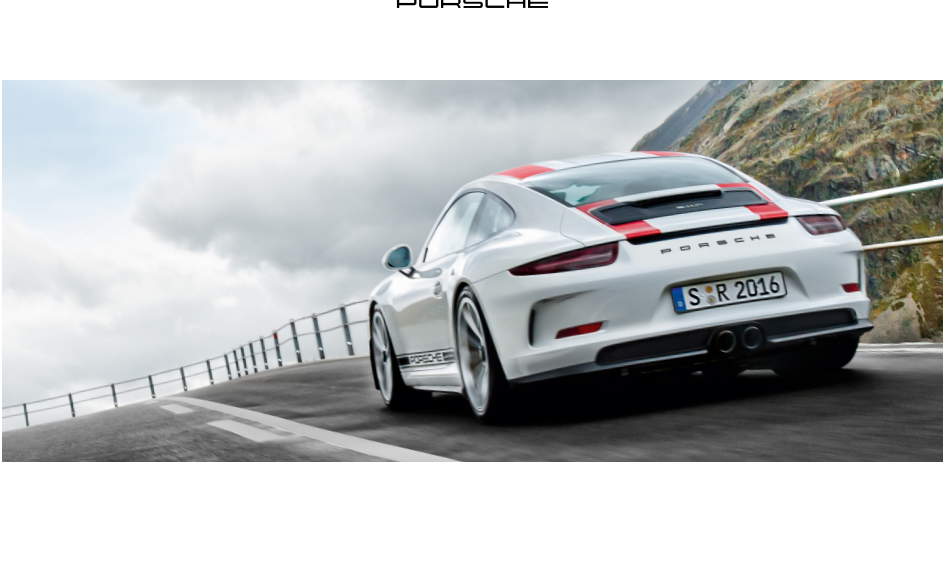 2016 Porsche 911 R PDF (991.1)