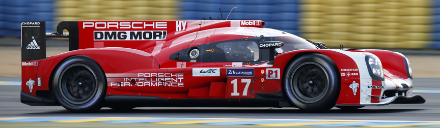 F1 driver Webber piloting the leading car