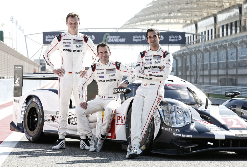 2016 FIA WEDC winners Marc Lieb, Romain Dumas and Neel Jani