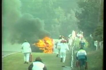 1987 - Le Mans - Kees Nierop fire