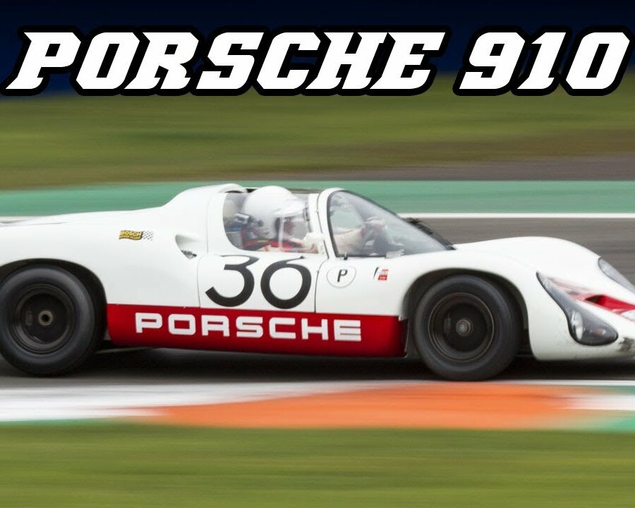 Porsche 910 fly-by's and downshifts