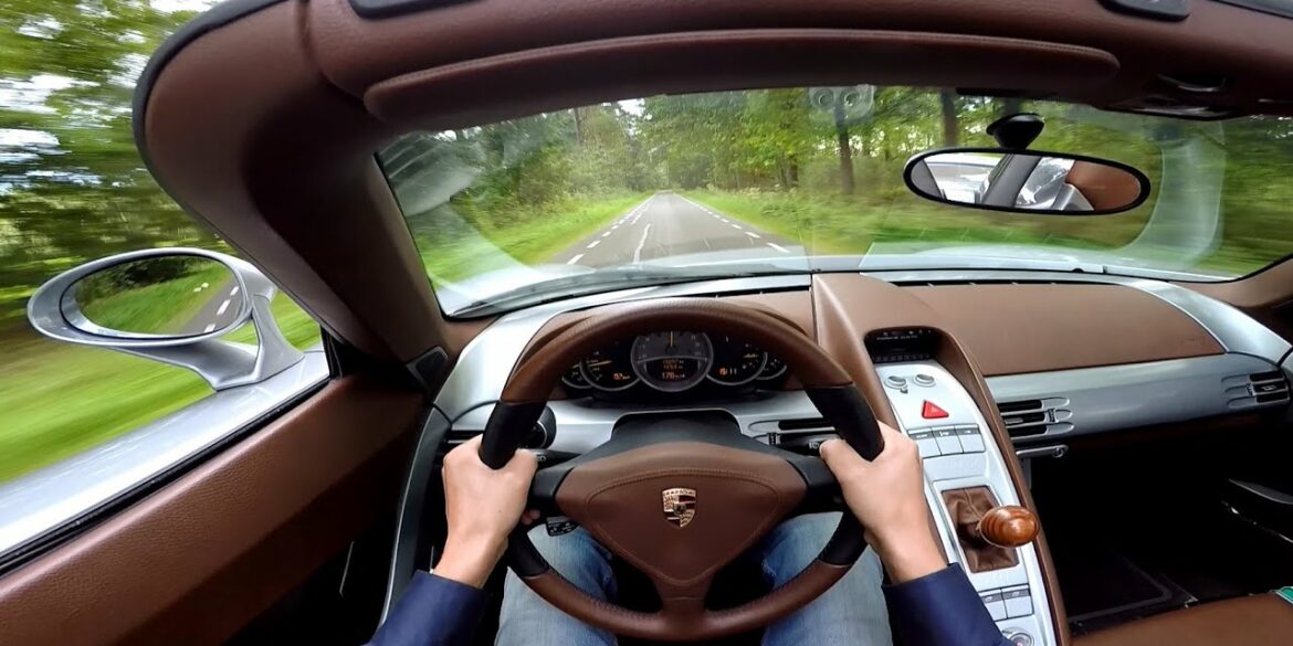 POV Drive- Porsche Carrera GT w: Straight Pipes!