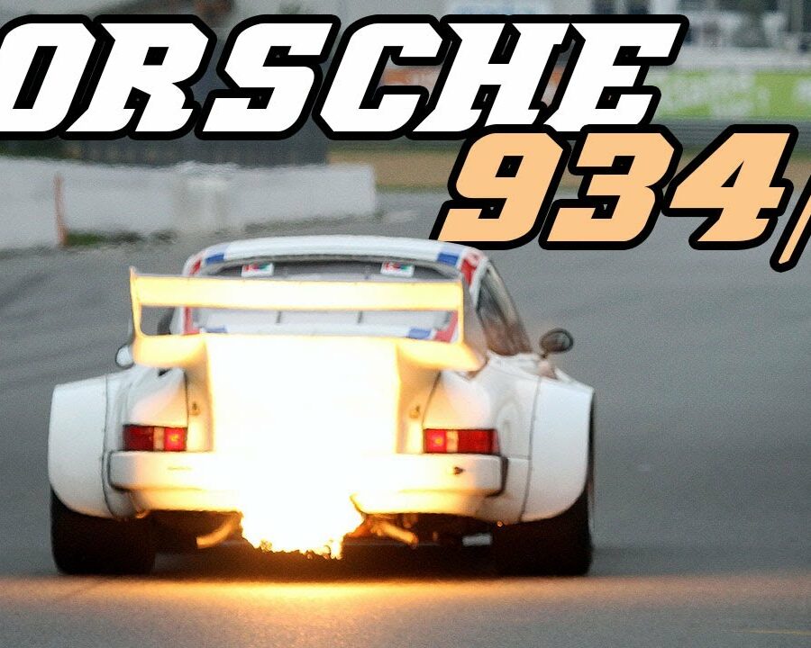 Porsche 934-5 - The biggest flames I've ever seen.