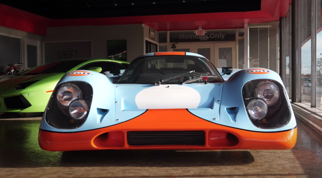Street driving a Porsche 917
