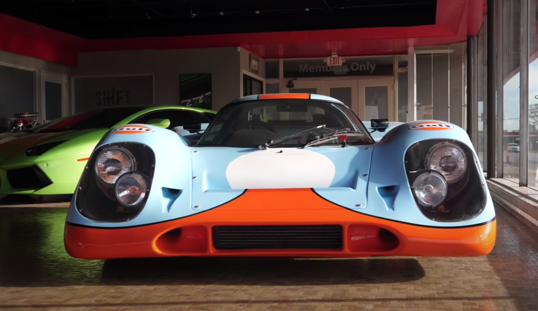 Street driving a Porsche 917