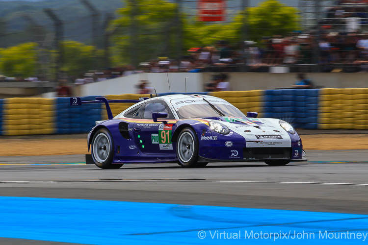 #91 Porsche 911 RSR driven by Richard Lietz, Gianmaria Bruni and Frederic Makowiecki