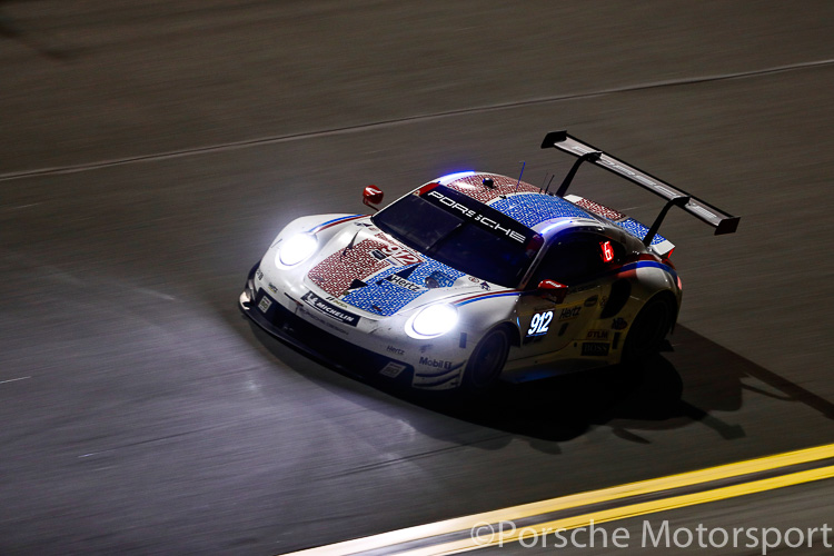 #912 factory Porsche 911 RSR driven by Earl Bamber, Mathieu Jaminet and Laurens Vanthoor