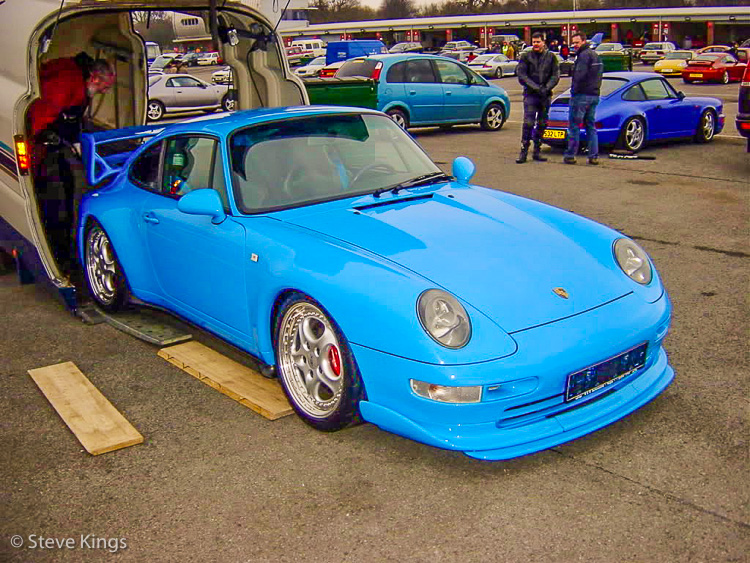 Riviera Blue 993 Carrera RS at Oulton Park