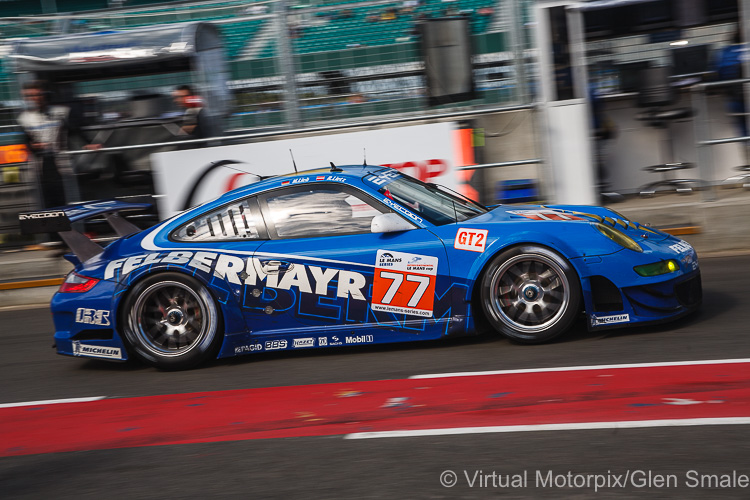 Marc Lieb and Richard Lietz in their #77 Team Felbermayr-Proton Porsche 997 GT3 RSR