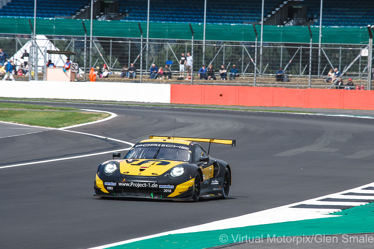 #56 Team Project 1 Porsche 911 RSR (LMGTE Am class) driven by Jörg Bergmeister, Patrick Lindsey and Egidio Perfetti