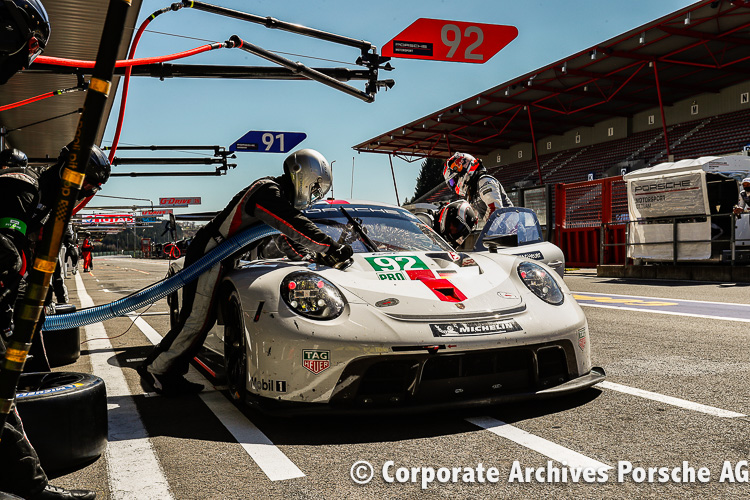 The works #92 Porsche 911 RSR will be driven by Kevin Estre, Neel Jani and Michael Christensen