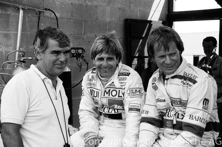 (From L-R) Manfred Kremer, Manfred Winkelhock and Marc Surer