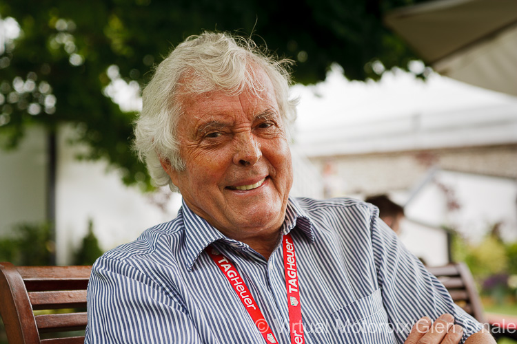 Brian Redman in a relaxed mood at the Goodwood Festival of Speed