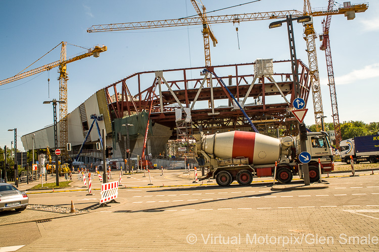 Construction of the new Museum as photographed in 2007