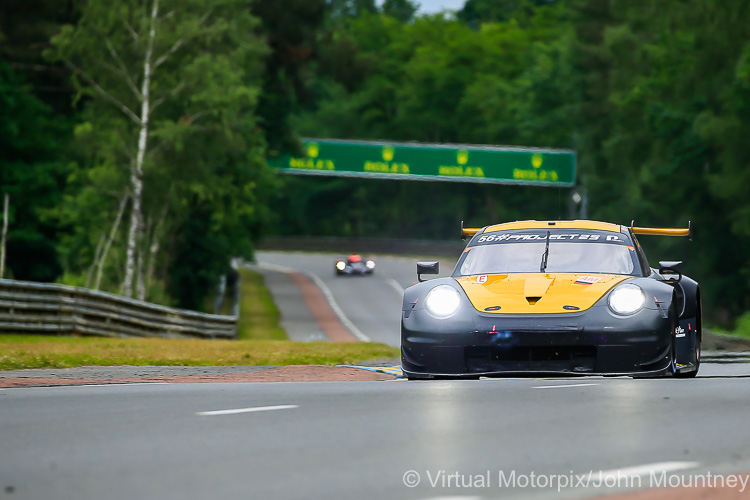 #56 Team Project 1 Porsche 911 RSR driven by Joerg Bergmeister, Patrick Lindsey, Egidio Perfetti