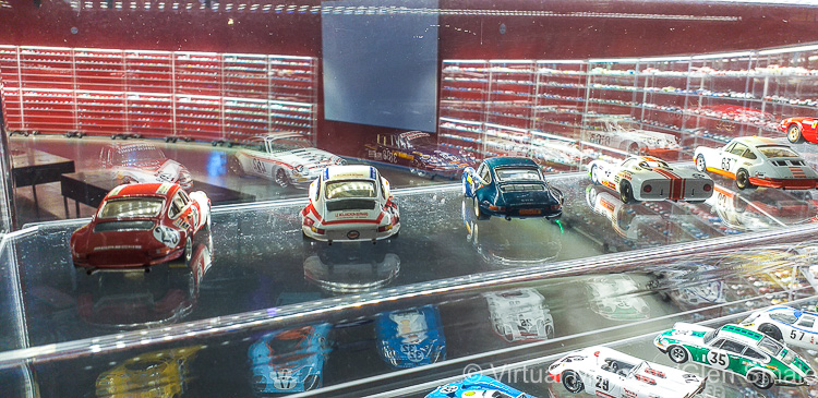 A large section of the exhibition hall was given over to this extensive scale model display of the vehicles that have competed in the Le Mans 24 Hours over the years