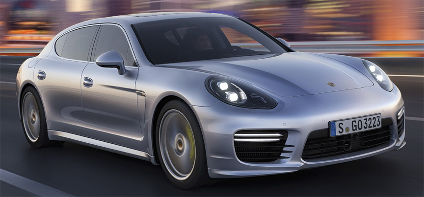 Porsche Panamera Turbo Executive 970 LED headlamps