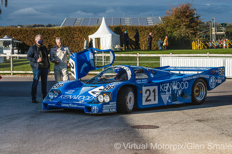 1983 Porsche 956 driven by Michael and Mario Andretti, and Phillipe Alliot in the 1983 Le Mans race