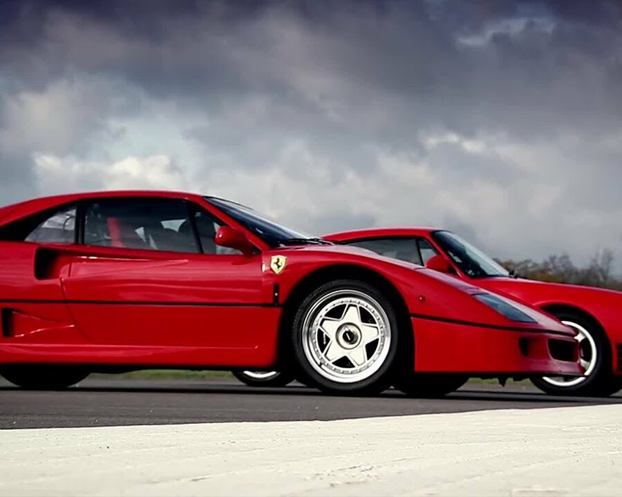 Porsche 959 vs Ferrari F40 (Top Gear)