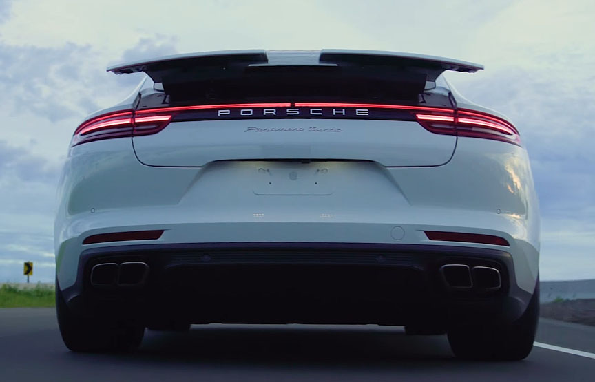 2017 Panamera Turbo 971 spoiler moving