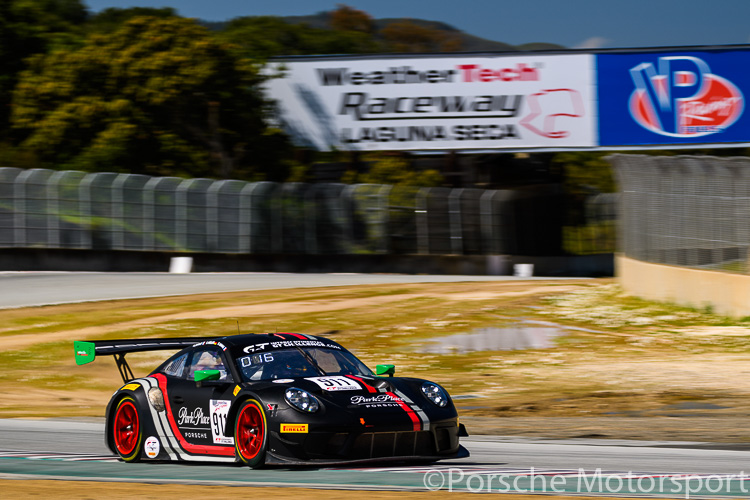 Romain Dumas, Sven Müller and Mathieu Jaminet in the #911 Park Place Motorsports Porsche 911 GT3 R