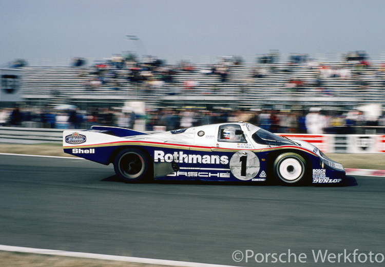 Jacky Ickx/Derek Bell finished in second place in the #1 Porsche 956