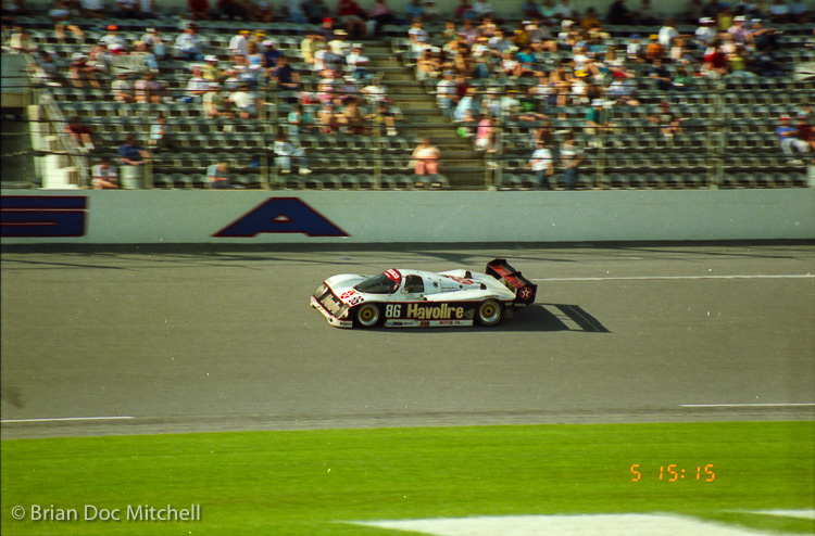 #86 Porsche 962 of Klaus Ludwig, James Weaver and Sarel van der Merwe