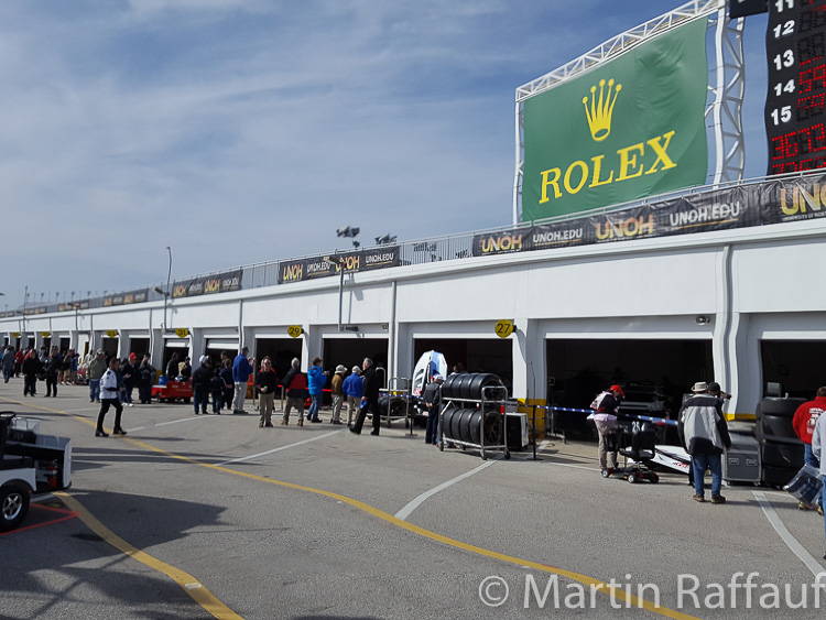 Daytona paddock