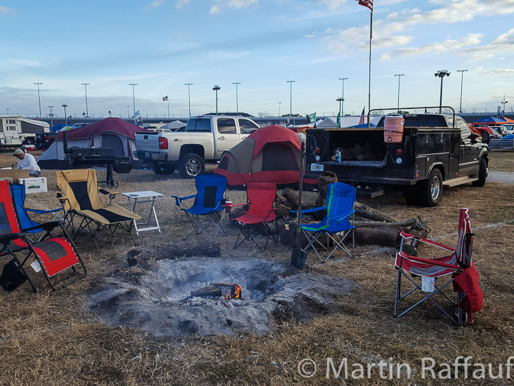 The Daytona infield