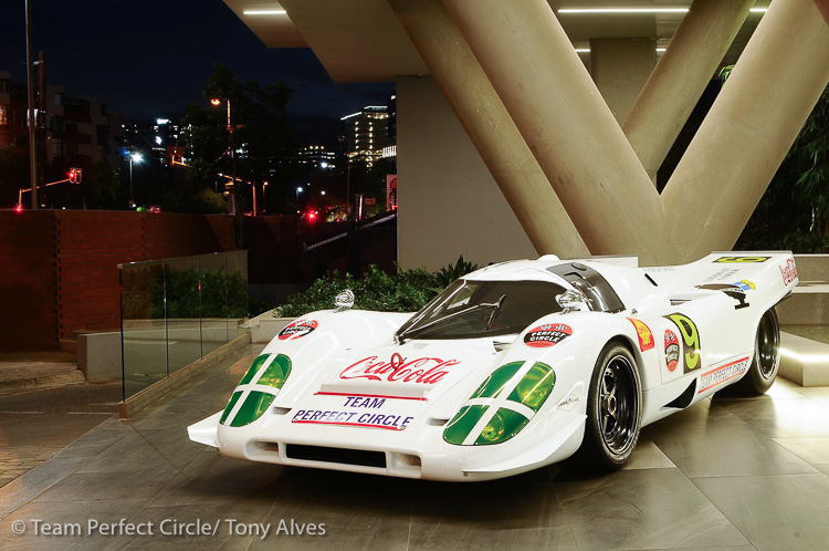 1969 Porsche 917 at The Capital hotel, Johannesburg, South Africa