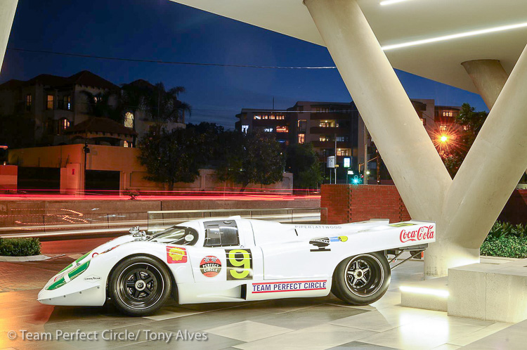 1969 Porsche 917 at The Capital hotel, Johannesburg, South Africa