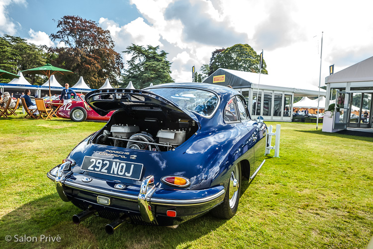 Porsche 356 B 2000 GS Carrera 2 featured a larger 2-litre engine