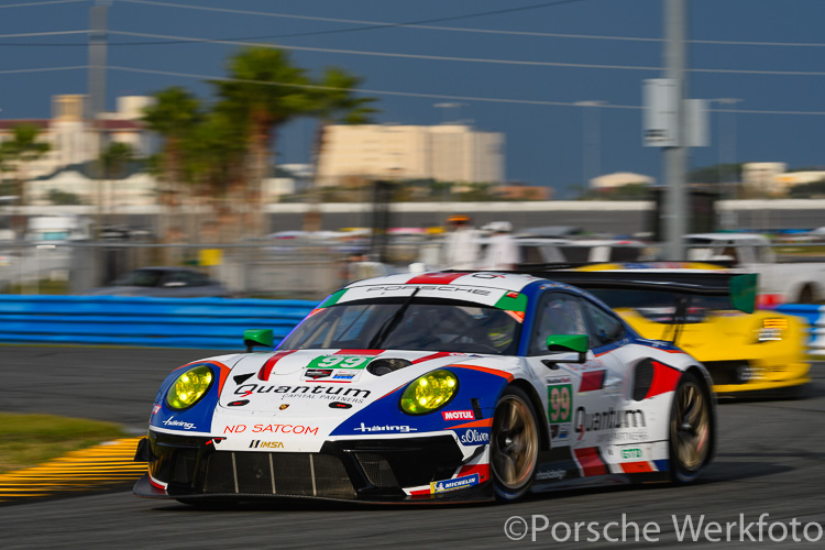 NGT Motorsport Porsche 911 GT3 R (#99) driven by Jürgen Haering, Steffen Goering, Sven Müller and Klaus Bachler